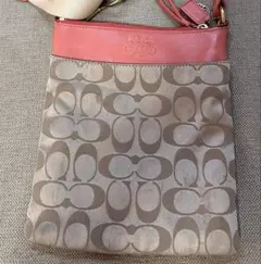 COACH コーチシグネチャーショルダーバッグ