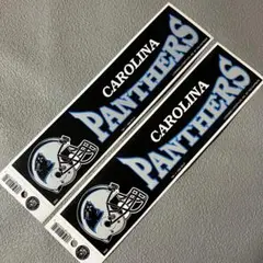 CAROLINA PANTHERS ステッカー 2枚