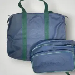 LACOSTE ラコステ　ネイビー ボストンバッグ・ショルダーバッグセット