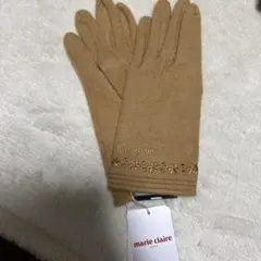 marie claire ベージュ刺繍手袋のサムネイル