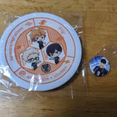 ハイキュー!!くら寿司　 キャラクター皿　 バッジ付き　烏野高校　かげやま