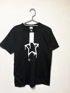 スターリアン ドリップスター Tシャツ S 黒 星 ペンキ 下げ札あり 半袖