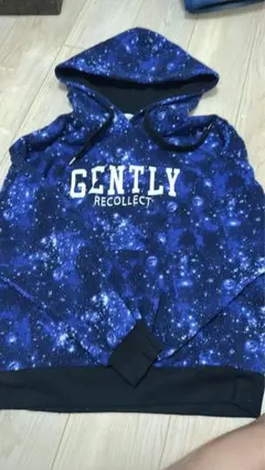 GENTLY RECOLLECT ギャラクシー柄 パーカー