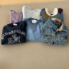 BREEZE・ZARA トレーナー・デニムジャケットセット　まとめ売り