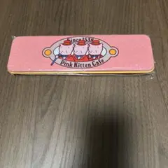 ネコ　筆箱　ペンケース レトロ