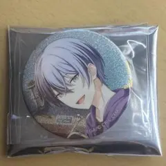 プロセカ グリ缶 グリッター缶バッジ 45B 青柳冬弥