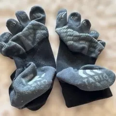 TABIO 5本指ソックス ブラック