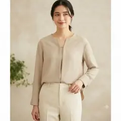 Demi-Luxe BEAMS / サテンステッチスキッパーシャツ¥17,600 - メルカリ