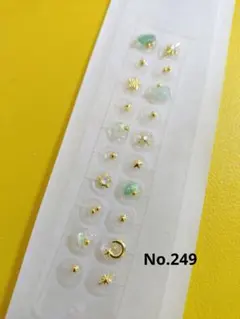 【まとめ割りあり】耳つぼジュエリー✩月　ストーン　小ぶり　星