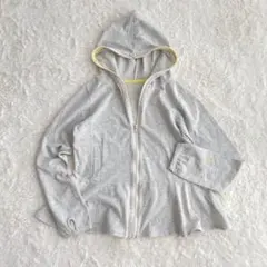 フェリシモ ペプラム ジップアップ パーカー 指穴 M UVカット アウトドアのサムネイル
