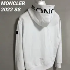 Ngo様専用　モンクレール　2022SS フードロゴ　パーカー　白　春夏モデル
