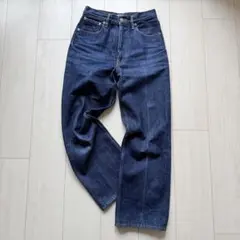 美品✨オーラリー ハードツイスト デニム 5ポケット パンツ 26 インディゴ