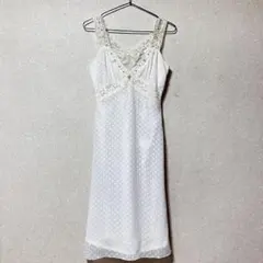 DELLIS E NOIR レースノースリーブワンピース 9サイズ 白 上品