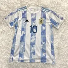 アディダス　アルゼンチン代表　メッシ　ユニフォーム　サッカー