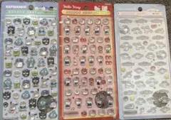 国内正規品　未開封　サンリオ　ボンボンドロップシールミニ　3種
