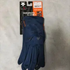 DESCENTE HEAT NAVI 手袋 Lサイズ ネイビー