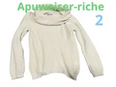 Apuweiser-riche アプワイザー　タートルネックニット　グリーン　M