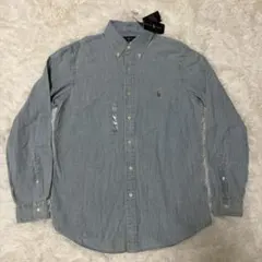 【新品】ラルフローレン Ralph Lauren ダンガリーシャツボタンダウンM