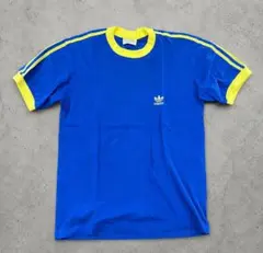 あいみょん着用】adidasアディダス半袖リンガーtシャツメンズmブルー青