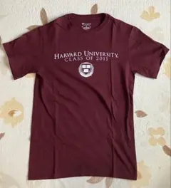 【美品】Champion チャンピオン Tシャツ メンズS ワイン ハーバード大