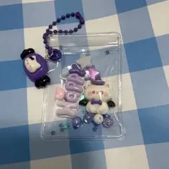 キャンディバッグキーホルダー ハロウィン　パープル