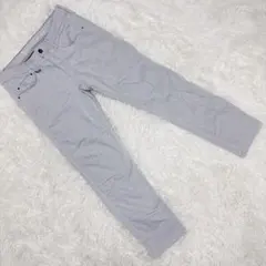 美シルエット ニコルクラブフォーメン ストレッチパンツ ライトグレー 46