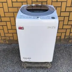 高年式】2021年式 8kg SHARP 洗濯機 ES-GV8E-S - メルカリ