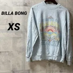 BILLA BONG ライトブルー スウェット 【XS】 海外古着 トレーナー