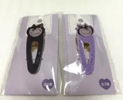 セリア　ディズニー　ルシファー　ヘアクリップ　2種セット