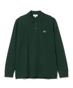 LACOSTE CLASSIC FIT 長袖ポロシャツ M ダークグリーン