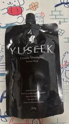 YUSEEKクリームシャンプー Natural Black 350g - メルカリ