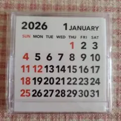 新品 ケース入り 2026年 卓上カレンダー タイプBのサムネイル