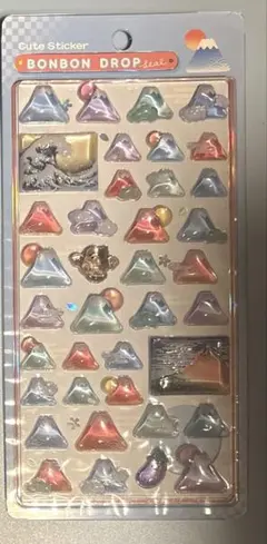 正規品 ボンボンドロップシール 和柄 富士山