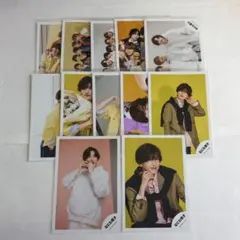 【12枚まとめ売り】なにわ男子 道枝駿佑 公式写真セット