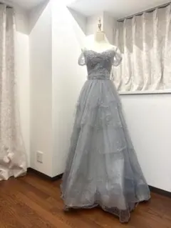 ♡超美品♡パフスリーブ オフショルダー ウェディングドレス 二次会