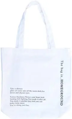 【新品未使用】トートバッグ 英語 キャンバス ユニセックス