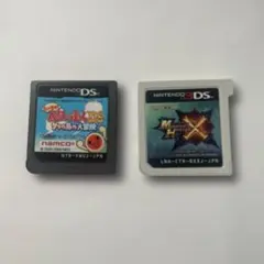 3DSモンスターハンタークロスとめっちゃ！太鼓の達人DS 7つの島の大冒険の２本