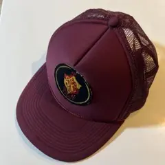 極美品 OLD MINT バーガンディ キャップ　Made in USA CAP