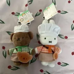 ミッフィー 京都 桜きっちん 限定 ぬいぐるみ ボリス ちょっこり 2点
