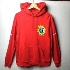 Primal Scream Screamadelica プルオーバーパーカー 赤