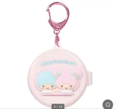 サンリオキャラクターズ　ミラー付きコンパクトブラシB リトルツインスターズ