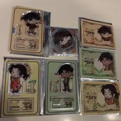 名探偵コナン アクリルスタンド 缶バッジ ステッカーセット　マネーデフォルメ