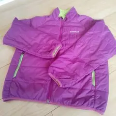 mont-bell リバーシブルジャケット 紫・緑150