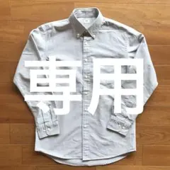 【使用一回のみ】ユニクロ　長袖シャツ　メンズ　S グレー