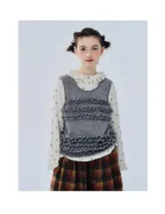 imakokoni ベスト　グレー　新品