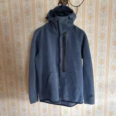 ナイキ　エアテック　ダークブルー フード付きスウェットパーカー