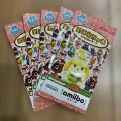 【新品未開封】amiiboカード　あつまれどうぶつの森　第4弾 5パックセット
