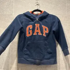 GAP Kids フリースパーカー130サイズ ネイビー　平成レトロヴィンテージ