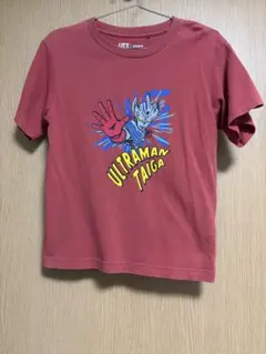 ユニクロ　ウルトラマンタイガ Tシャツ 赤