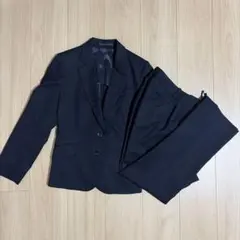 LES MUES AOKI ネイビー パンツスーツ上下 Sサイズ